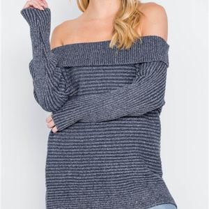 Navy Knit Sweater